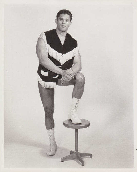 1960s AWA Victor Rivera Vintage Roy Shire Promotion Promo Photo