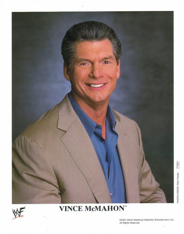 2001 Vince McMahon P695 color PW Catalog