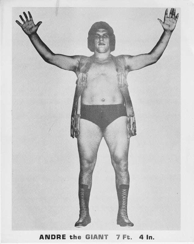 1970's NWA Andre the Giant Promo Photo PWcatalog