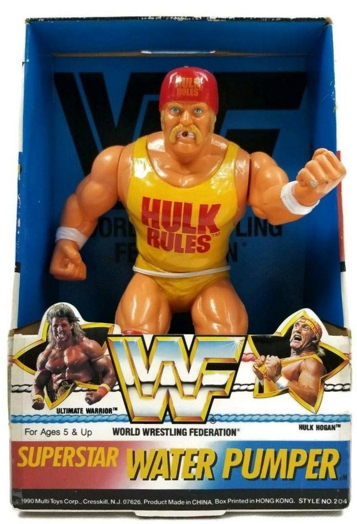 WWF Multi Toys Superstar Water Pumpers Hulk Hogan Action & Toy Figures PWcatalog