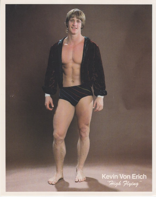 1980s WCCW Kevin Von Erich Promo Photo