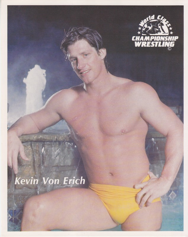 1980's WCCW Kevin Von Erich Promo Photo PWcatalog
