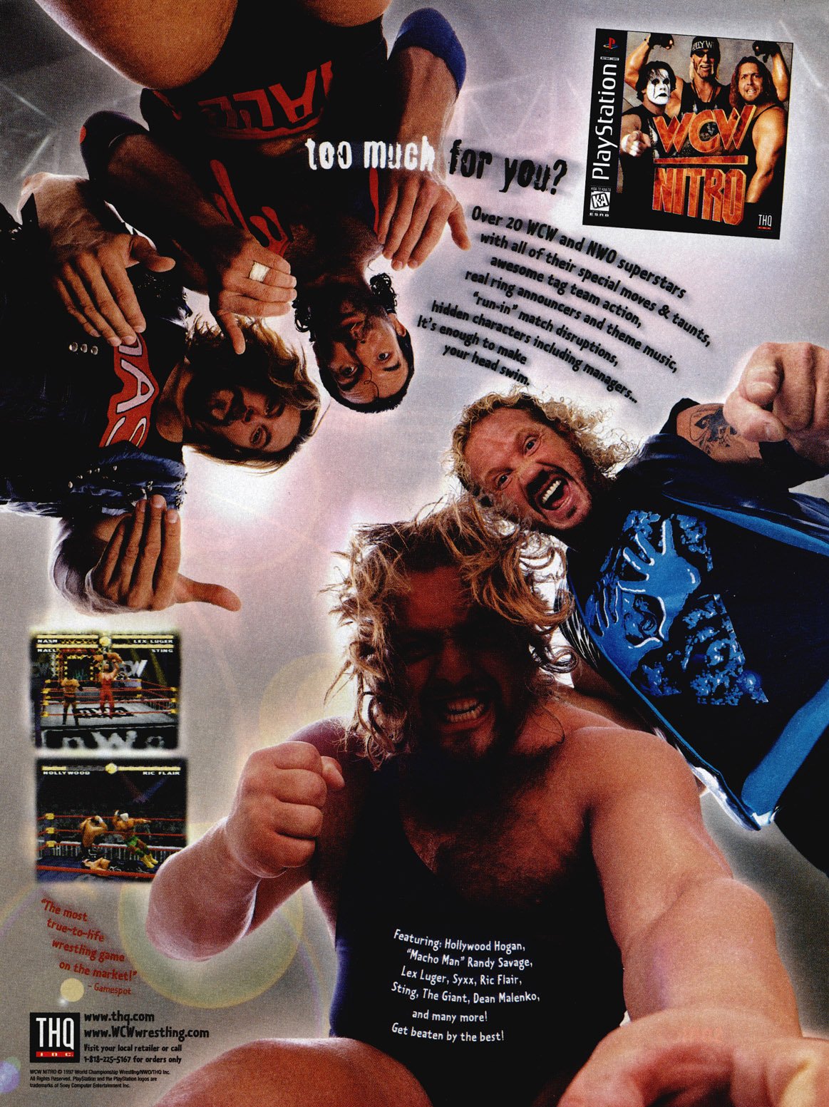 WCW Nitro Game Ad
