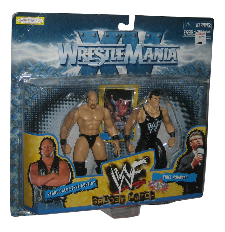 1999 WWF Jakks Pacific Grudge Match: Stone Cold Steve Austin vs. Vince McMahon Action & Toy Figures PWcatalog