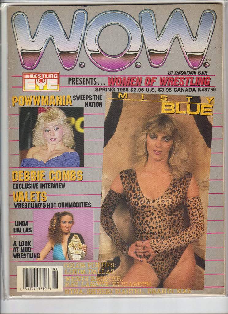 wrestling EYE Women Of Wrestling 1988 Magazine PWcatalog