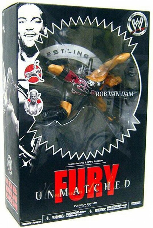 WWE Jakks Pacific Unmatched Fury 2 Rob Van Dam Action & Toy Figures PWcatalog