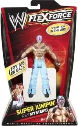 WWE Mattel Flex Force 2 Super Jumpin' Rey Mysterio Action & Toy Figures PWcatalog