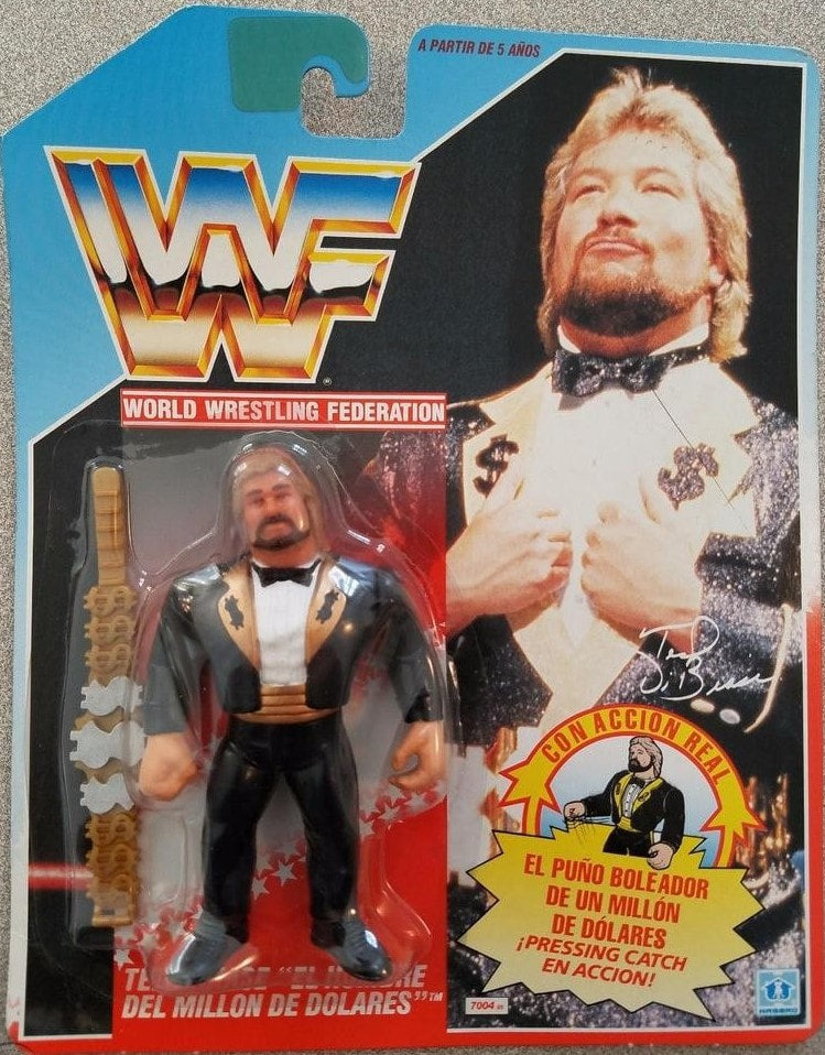 WWF Hasbro 1 "The Million Dollar Man" Ted DiBiase with Million Dollar Punch! Action & Toy Figures PWcatalog