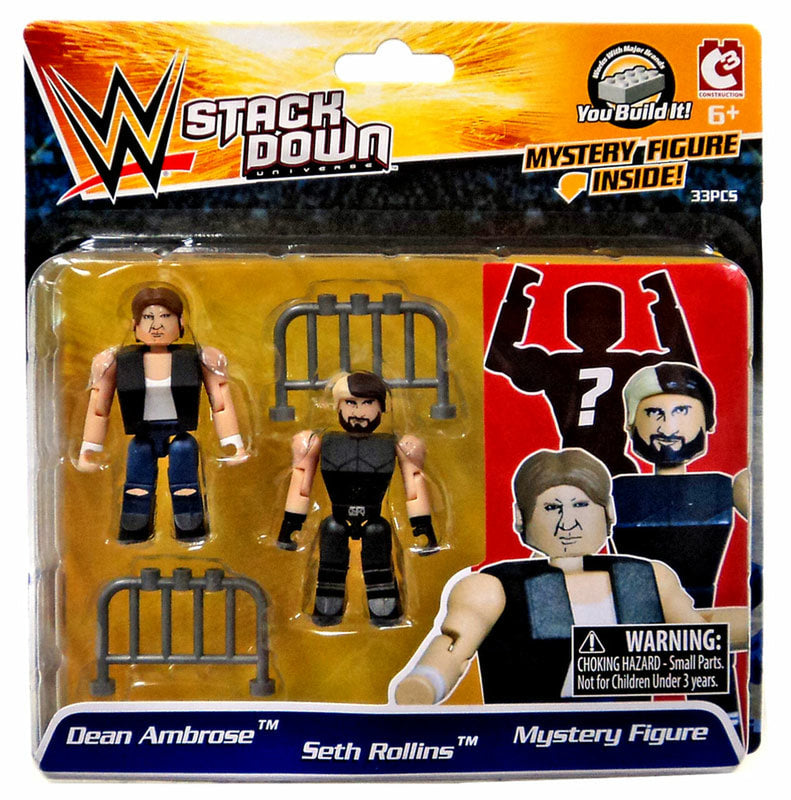 WWE Bridge Direct StackDown 4 Dean Ambrose, Seth Rollins & Kane Action & Toy Figures PWcatalog