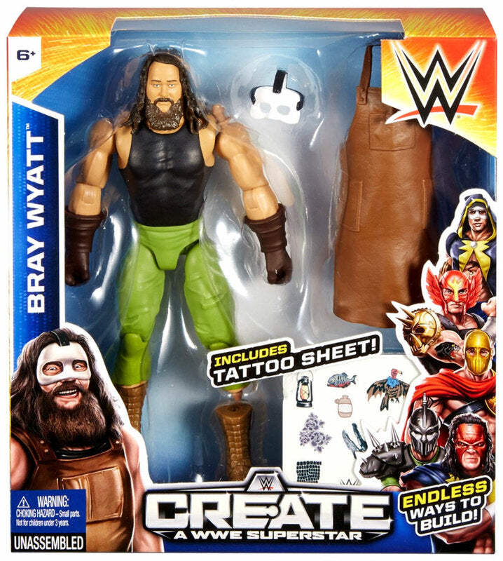 WWE Mattel Create a WWE Superstar 1 Bray Wyatt Action & Toy Figures PWcatalog