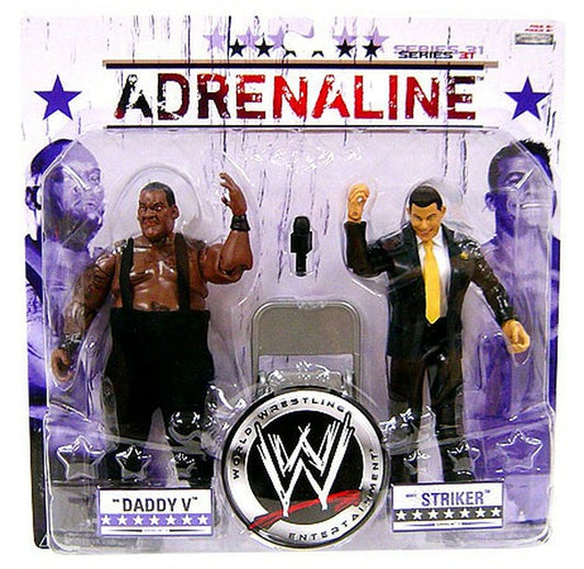 WWE Jakks Pacific Adrenaline 31 Big Daddy V & Matt Striker
