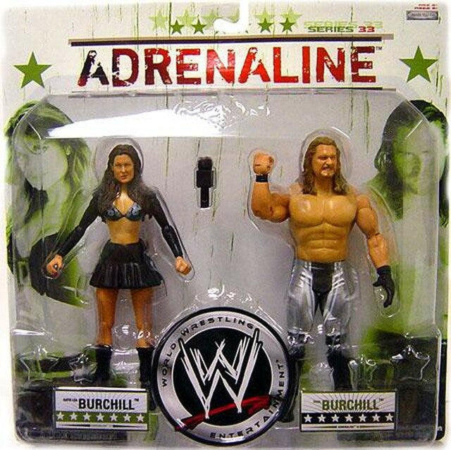 WWE Jakks Pacific Adrenaline 33 Katie Lea Burchill & Paul Burchill Action & Toy Figures PWcatalog