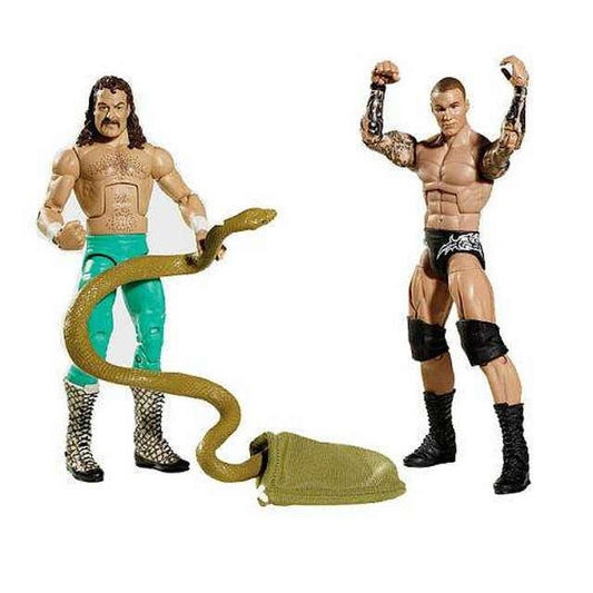WWE Mattel All-Stars Jake "The Snake" Roberts vs. Randy Orton Action & Toy Figures PWcatalog