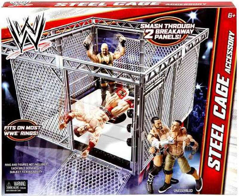 WWE Mattel Steel Cage Accessory Action & Toy Figures PWcatalog