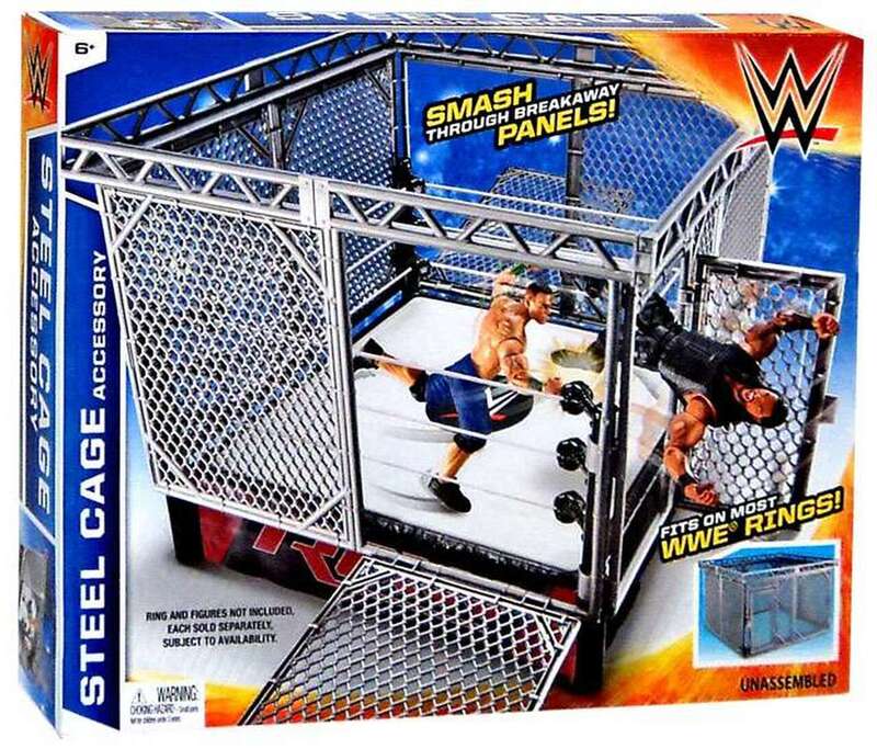 WWE Mattel Steel Cage Accessory Action & Toy Figures PWcatalog