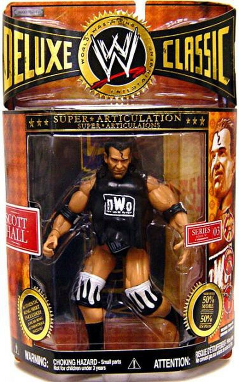 WWE Jakks Pacific Deluxe Classic Superstars 3 Scott Hall Action & Toy Figures PWcatalog