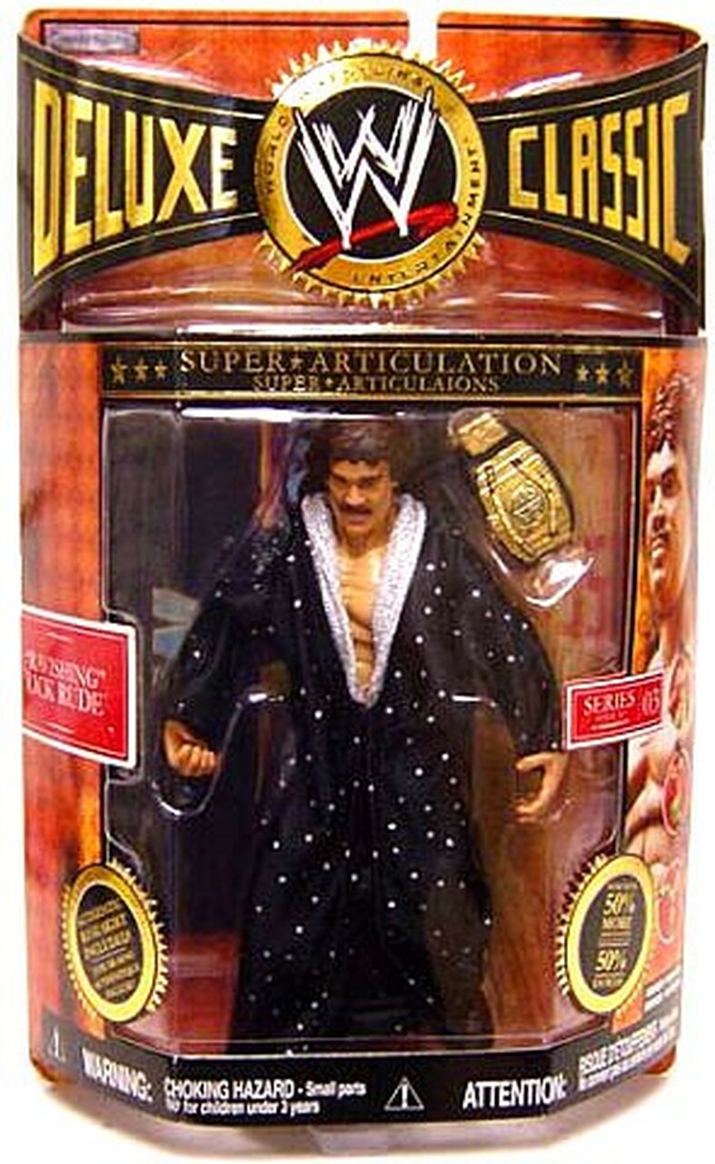 WWE Jakks Pacific Deluxe Classic Superstars 3 "Ravishing" Rick Rude Action & Toy Figures PWcatalog