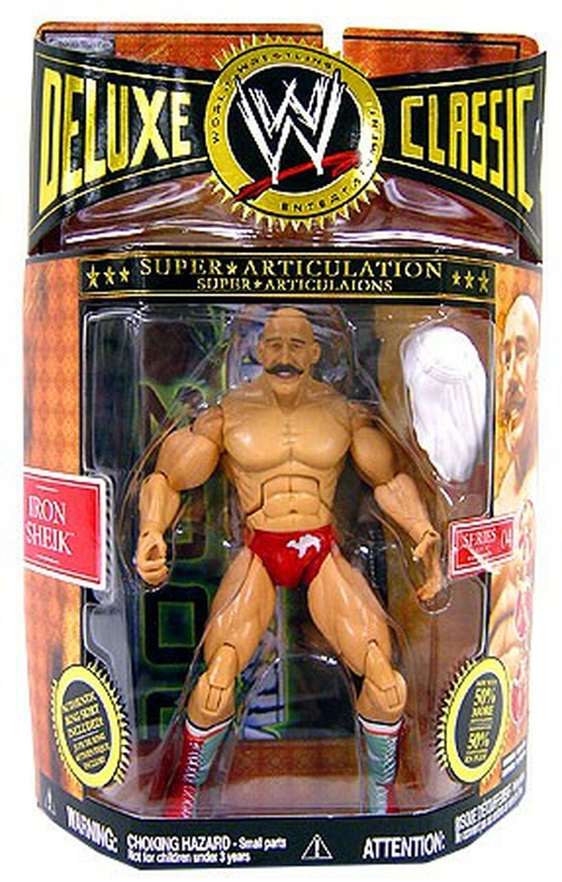 WWE Jakks Pacific Deluxe Classic Superstars 4 Iron Sheik Action & Toy Figures PWcatalog