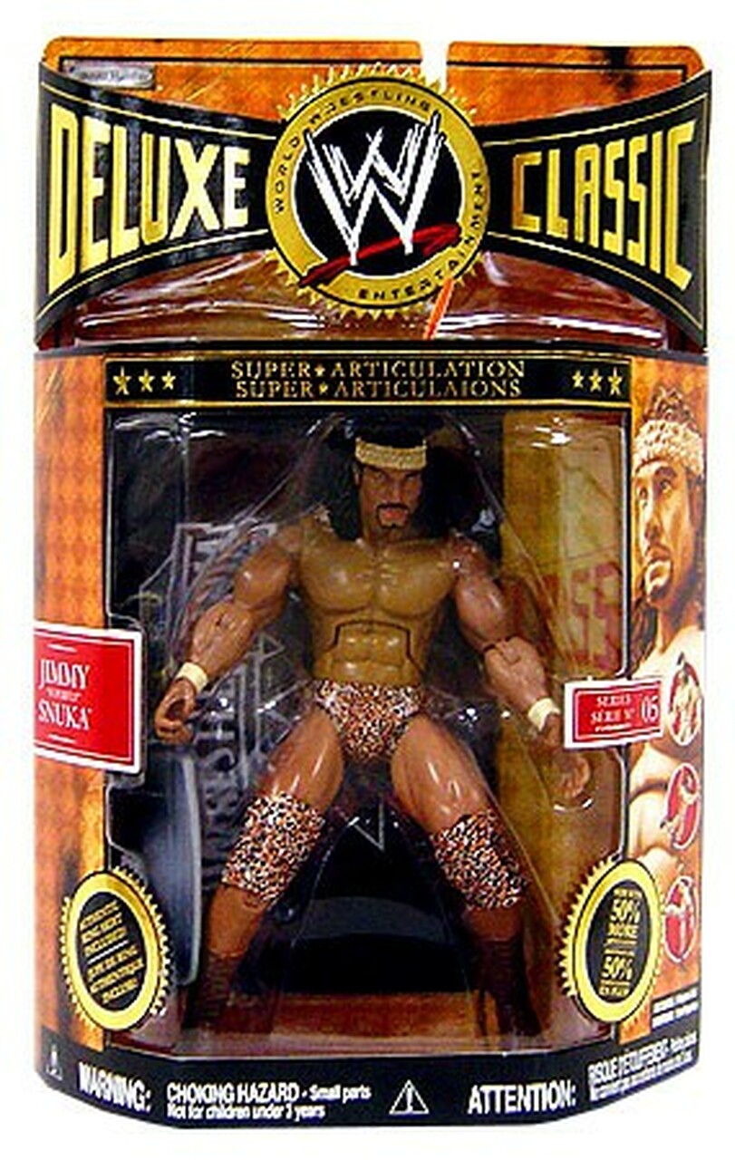 WWE Jakks Pacific Deluxe Classic Superstars 5 Jimmy "Superfly" Snuka Action & Toy Figures PWcatalog