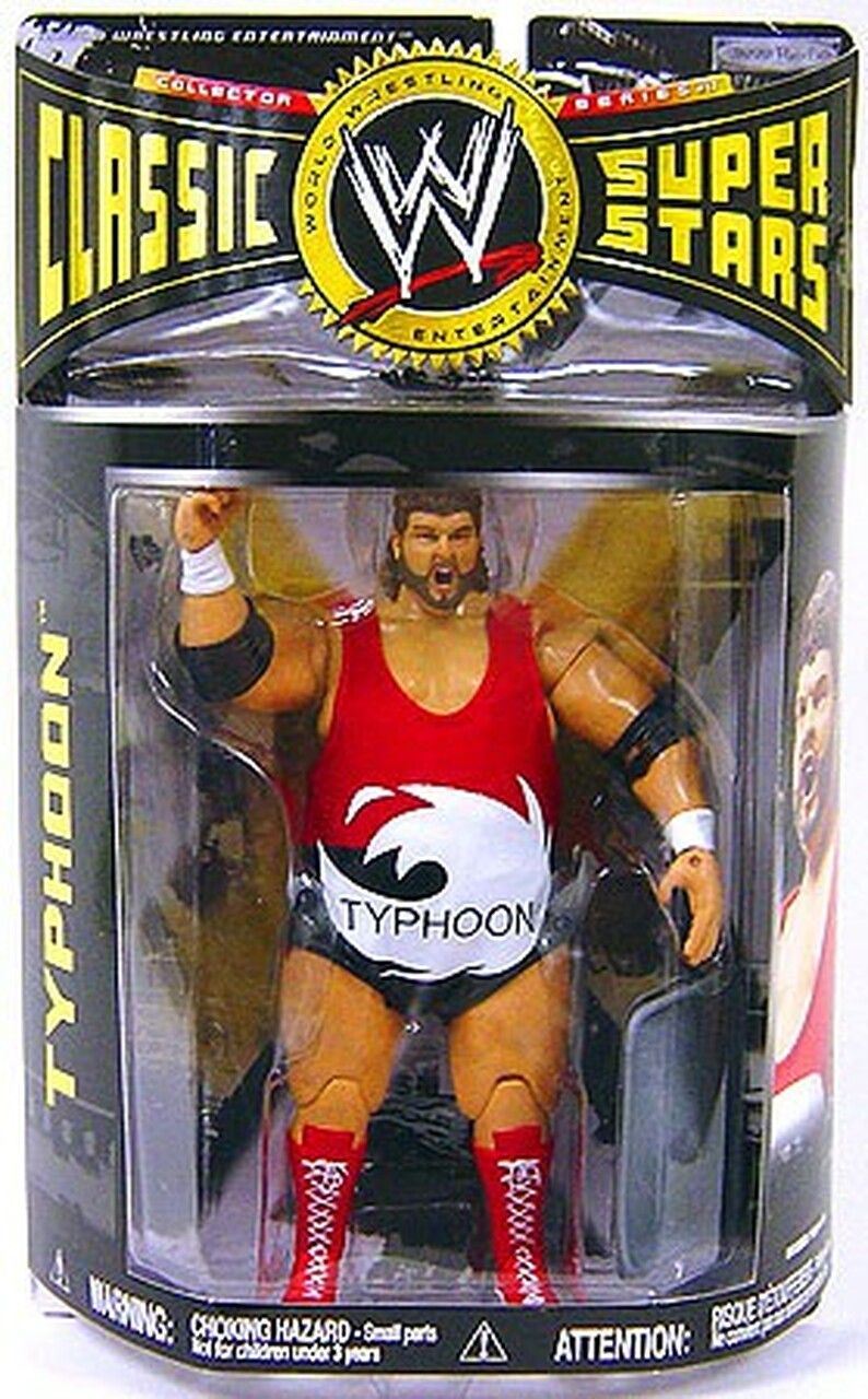 WWE Jakks Pacific Classic Superstars 17 Typhoon Action & Toy Figures PWcatalog