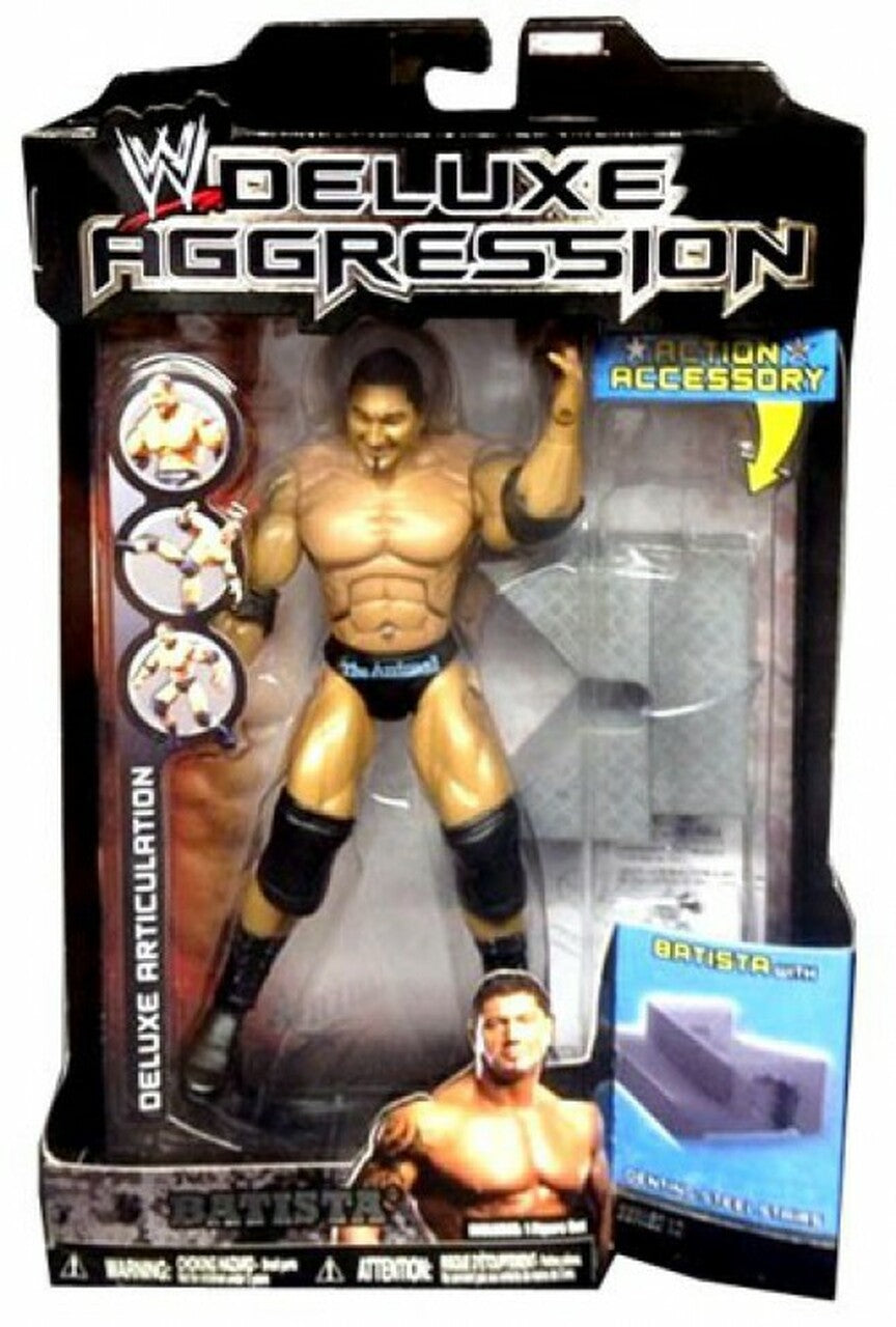 WWE Jakks Pacific Deluxe Aggression 12 Batista Action & Toy Figures PWcatalog