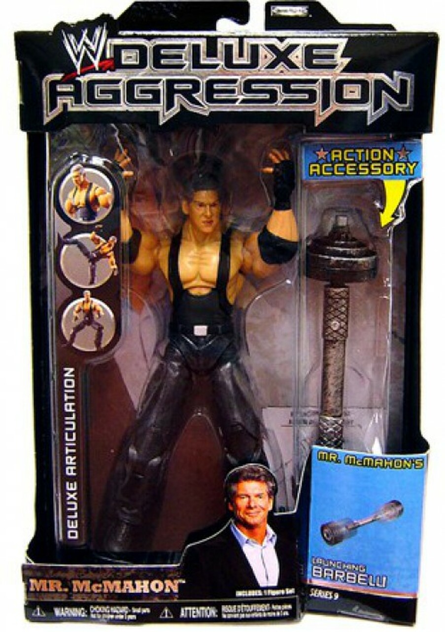 WWE Jakks Pacific Deluxe Aggression 9 Mr. McMahon Action & Toy Figures PWcatalog