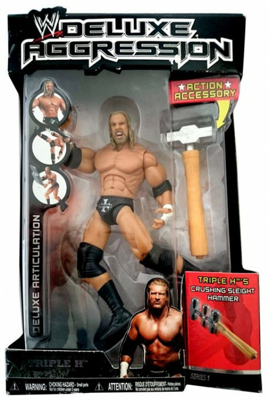 WWE Jakks Pacific Deluxe Aggression 1 Triple H Action & Toy Figures PWcatalog