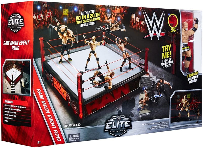 WWE Mattel Raw Main Event Ring Action & Toy Figures PWcatalog