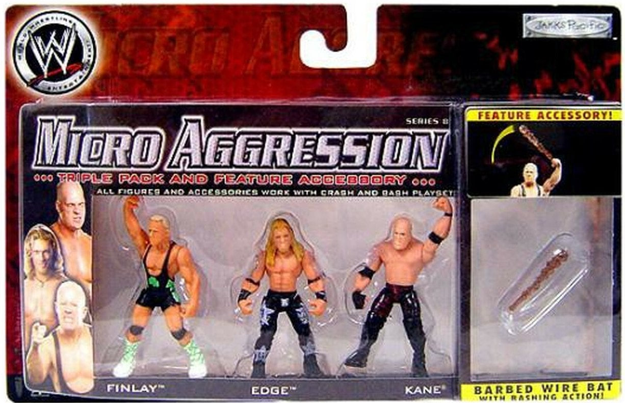 WWE Jakks Pacific Micro Aggression 8 Finlay, Edge & Kane Action & Toy Figures PWcatalog