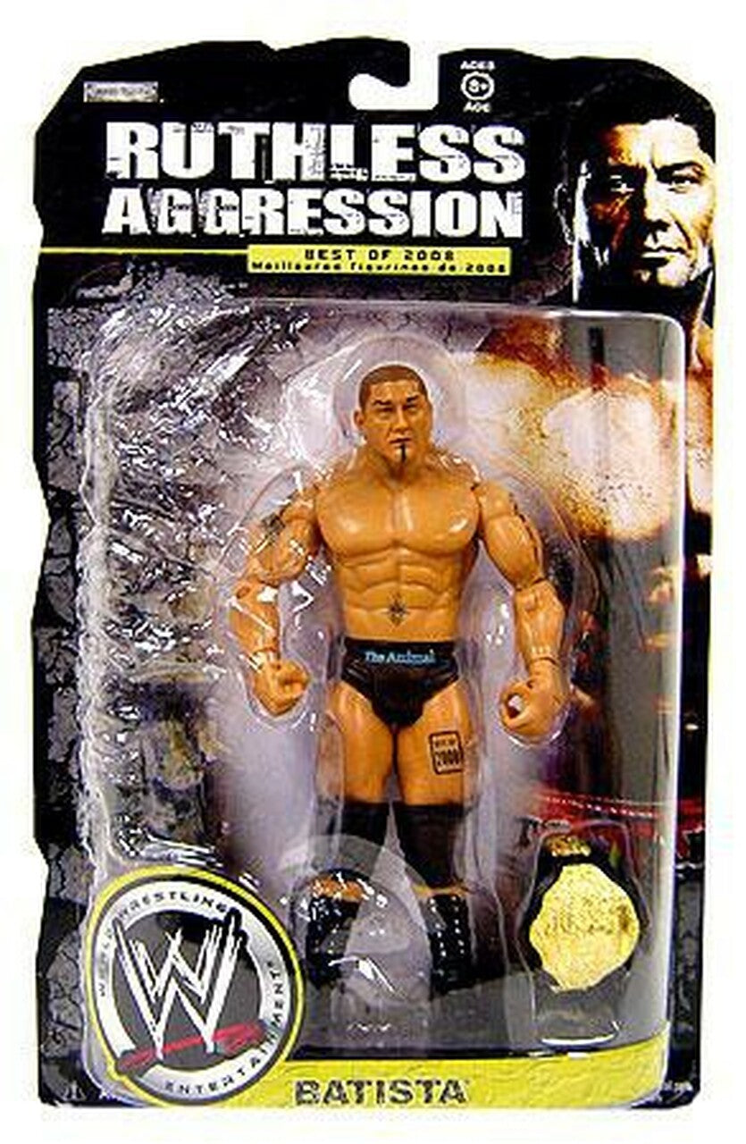 WWE Jakks Pacific Ruthless Aggression Best of 2008 Batista Action & Toy Figures PWcatalog