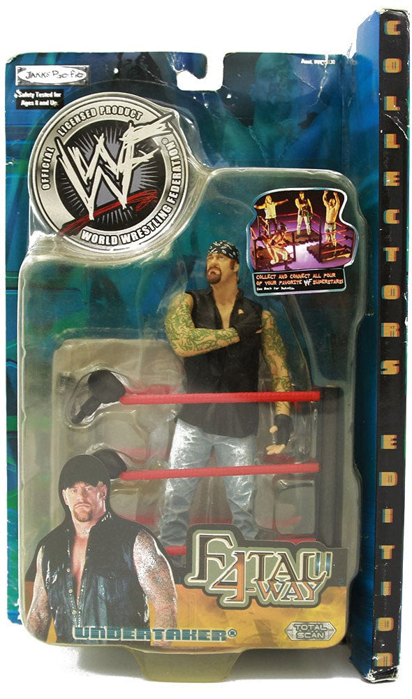 2002 WWE Jakks Pacific Fatal Four Way Series 2 Undertaker Action & Toy Figures PWcatalog