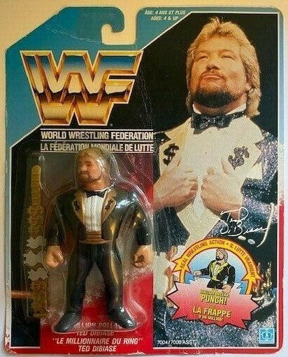 WWF Hasbro 1 "The Million Dollar Man" Ted DiBiase with Million Dollar Punch! Action & Toy Figures PWcatalog
