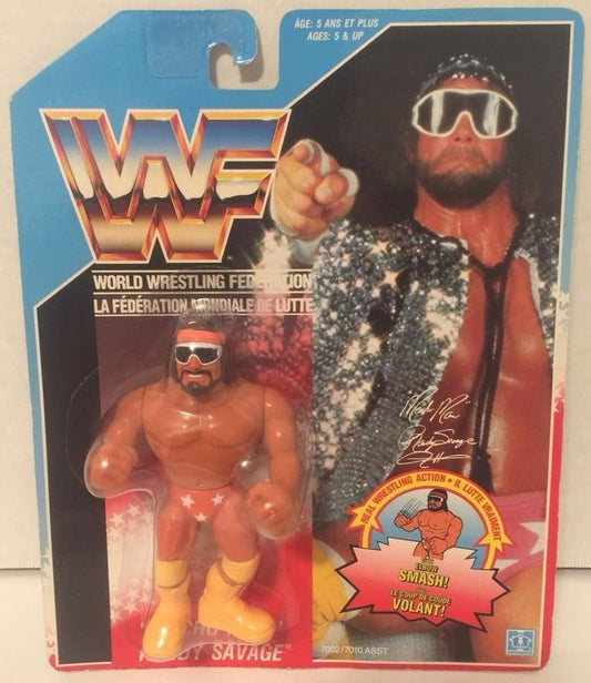 WWF Hasbro 1 "Macho Man" Randy Savage with Elbow Smash! Action & Toy Figures PWcatalog