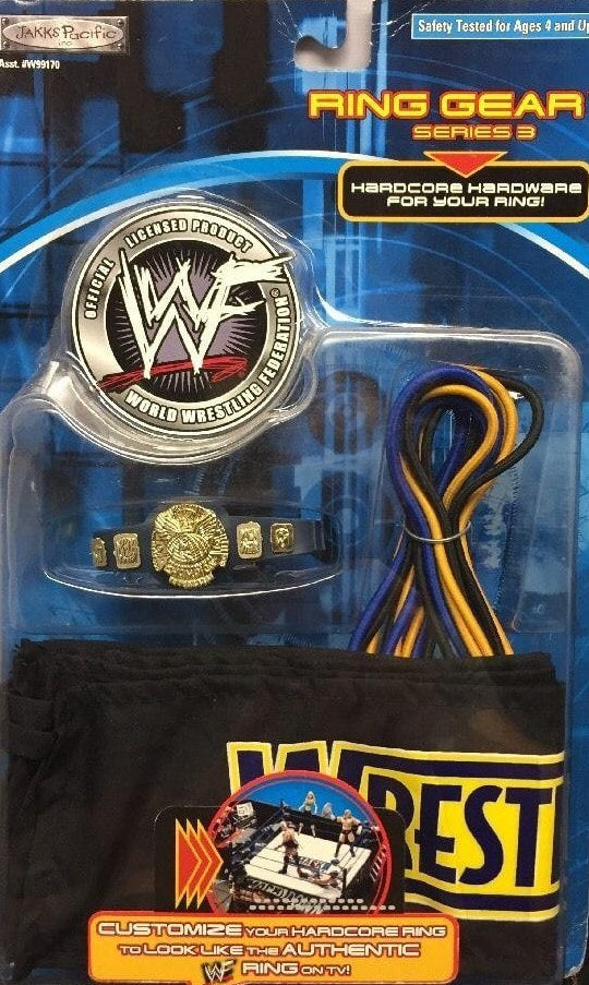 2001 WWF Jakks Pacific Ring Gear Series 3: WrestleMania X7 Set Action & Toy Figures PWcatalog