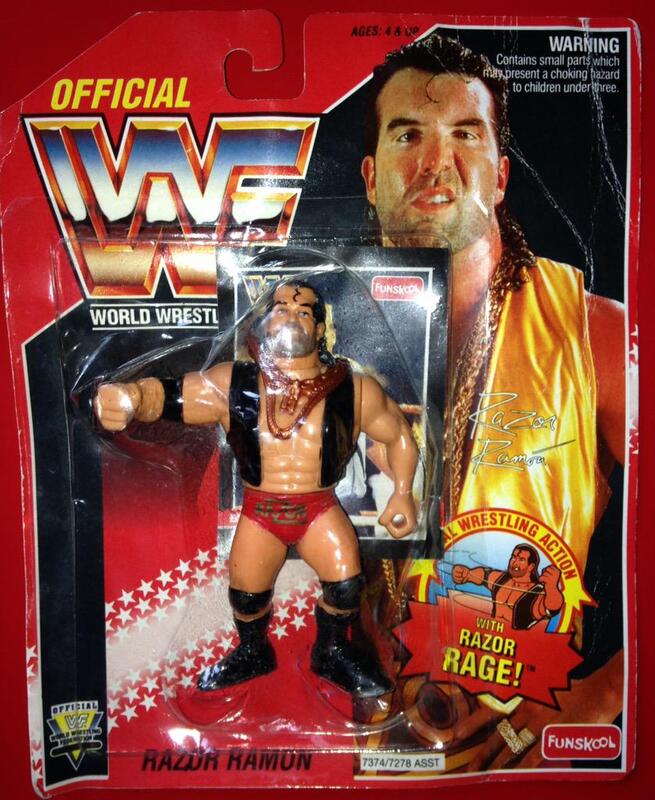 WWF Hasbro 7 Razor Ramon with Razor Rage! Action & Toy Figures PWcatalog