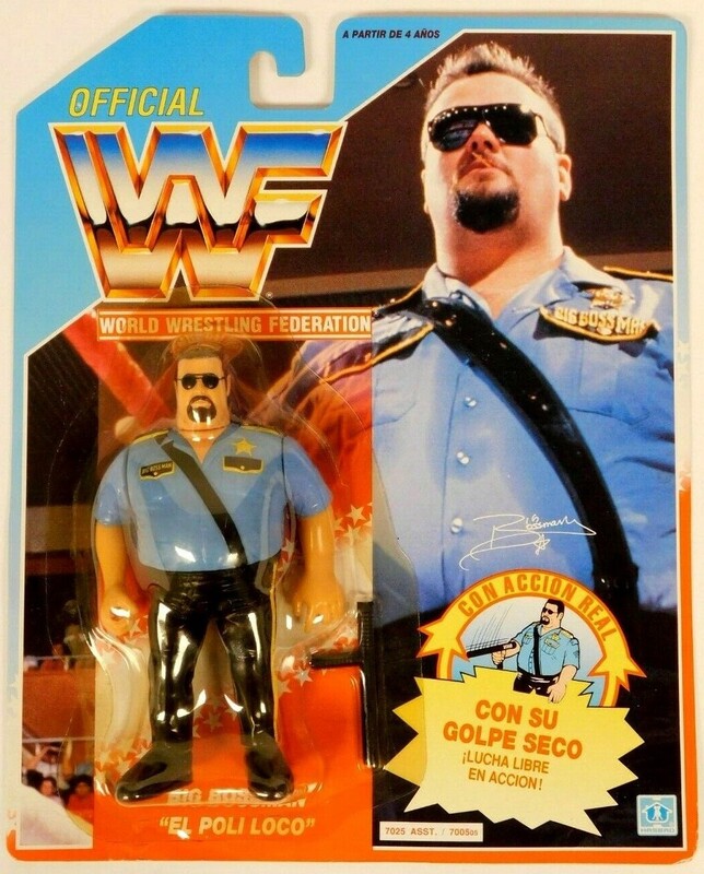 WWF Hasbro 1 Big Boss Man with Hard Time Slam! Action & Toy Figures PWcatalog