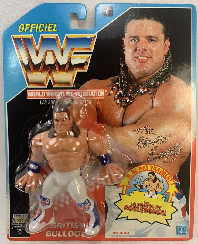 WWF Hasbro 4 British Bulldog with Bulldog Bash! Action & Toy Figures PWcatalog