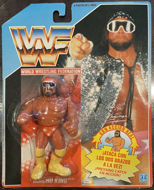 WWF Hasbro 1 "Macho Man" Randy Savage with Elbow Smash! Action & Toy Figures PWcatalog