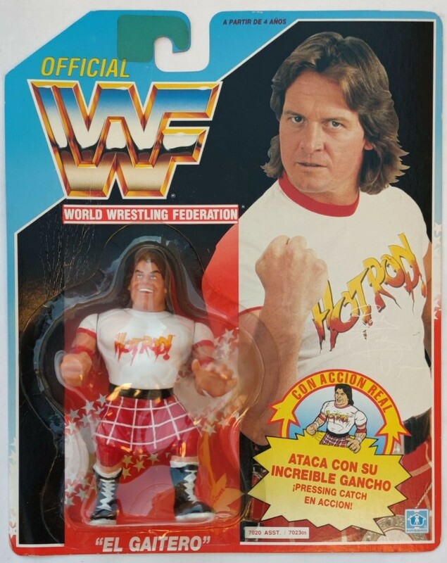 WWF Hasbro 2 Rowdy Roddy Piper with Piper Punch! Action & Toy Figures PWcatalog