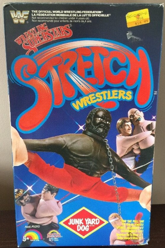 WWF LJN Wrestling Superstars Stretch Wrestlers Junk Yard Dog Action & Toy Figures PWcatalog