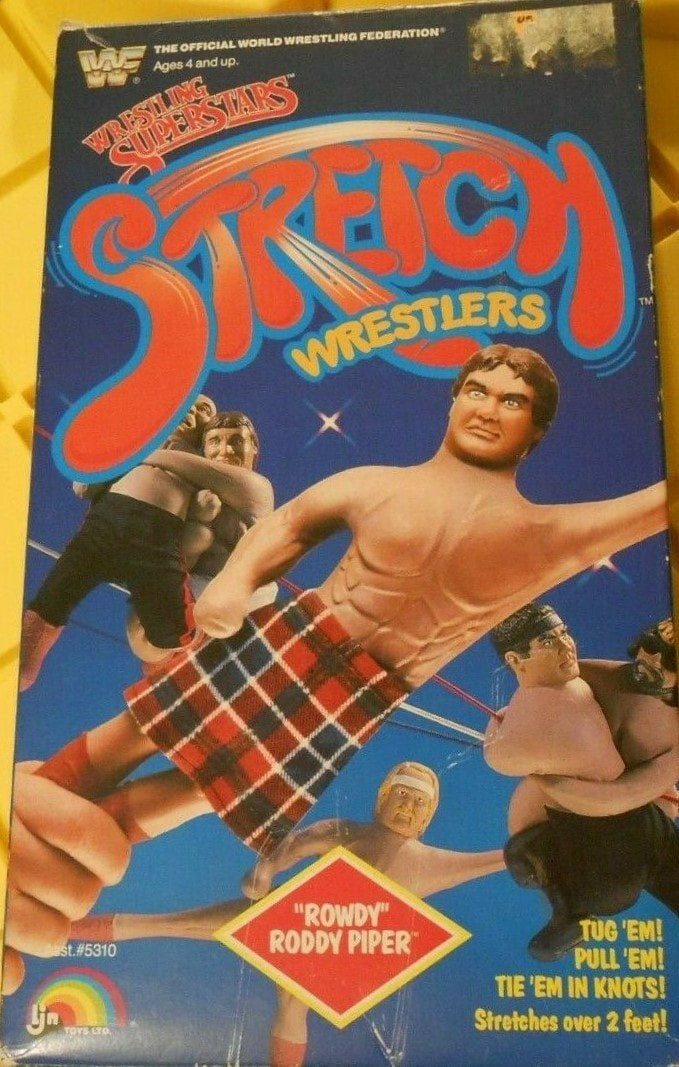 WWF LJN Wrestling Superstars Stretch Wrestlers "Rowdy" Roddy Piper Action & Toy Figures PWcatalog