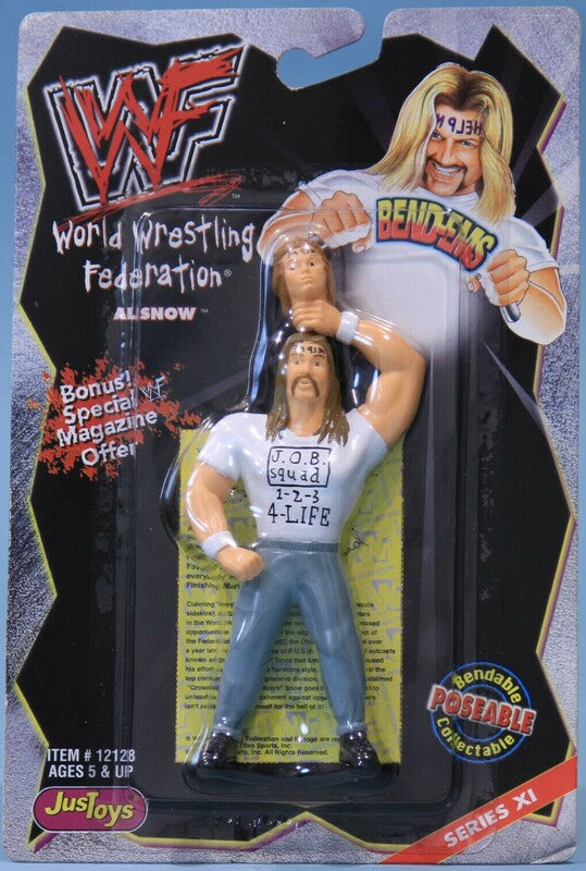 WWF Just Toys Bend-Ems 11 Al Snow Action & Toy Figures PWcatalog