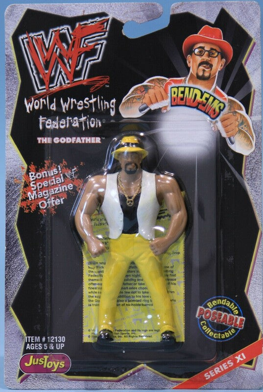WWF Just Toys Bend-Ems 11 The Godfather Action & Toy Figures PWcatalog