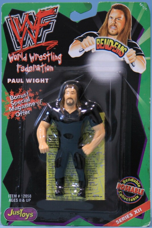 WWF Just Toys Bend-Ems 12 Paul Wight Action & Toy Figures PWcatalog