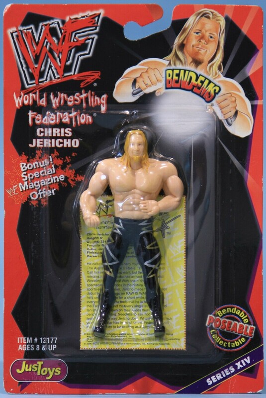 WWF Just Toys Bend-Ems 14 Chris Jericho Action & Toy Figures PWcatalog