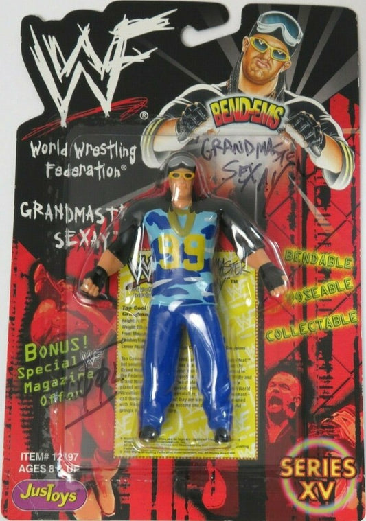 WWF Just Toys Bend-Ems 15 Grandmaster Sexay Action & Toy Figures PWcatalog