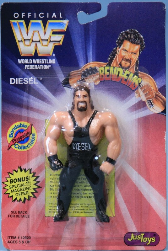 WWF Just Toys Bend-Ems 1 Diesel Action & Toy Figures PWcatalog