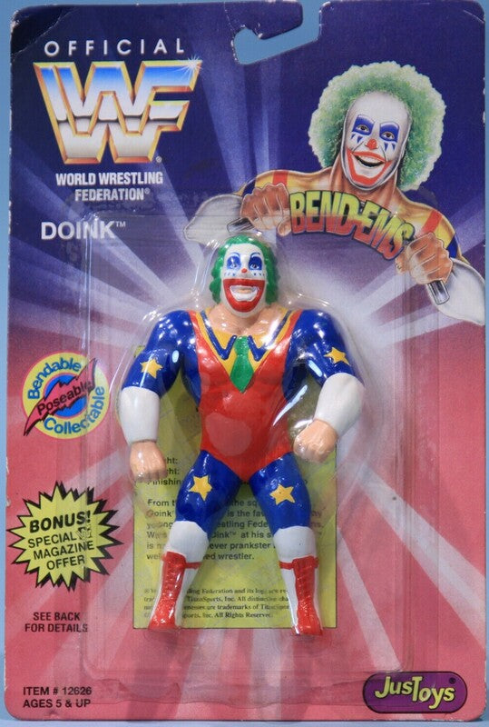 WWF Just Toys Bend-Ems 1 Doink Action & Toy Figures PWcatalog