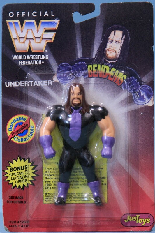 WWF Just Toys Bend-Ems 2 Undertaker Action & Toy Figures PWcatalog