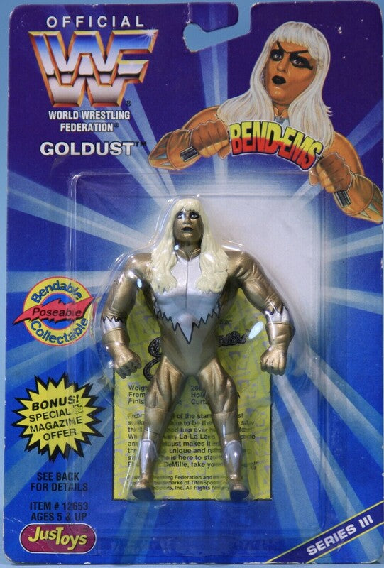 WWF Just Toys Bend-Ems 3 Goldust Action & Toy Figures PWcatalog